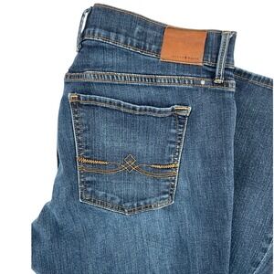 Lucky Brand Sweet N Low Bootcut Jeans Dark Wash Denim Women's 12/31 Inseam 31"